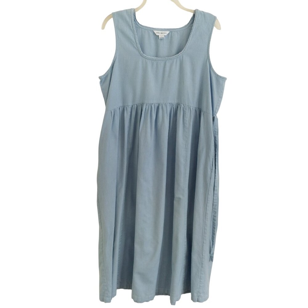 April Cornell Aline Sleeveless Maxi Dress Size Large Like New Cottagecore Boho - Picture 3 of 11